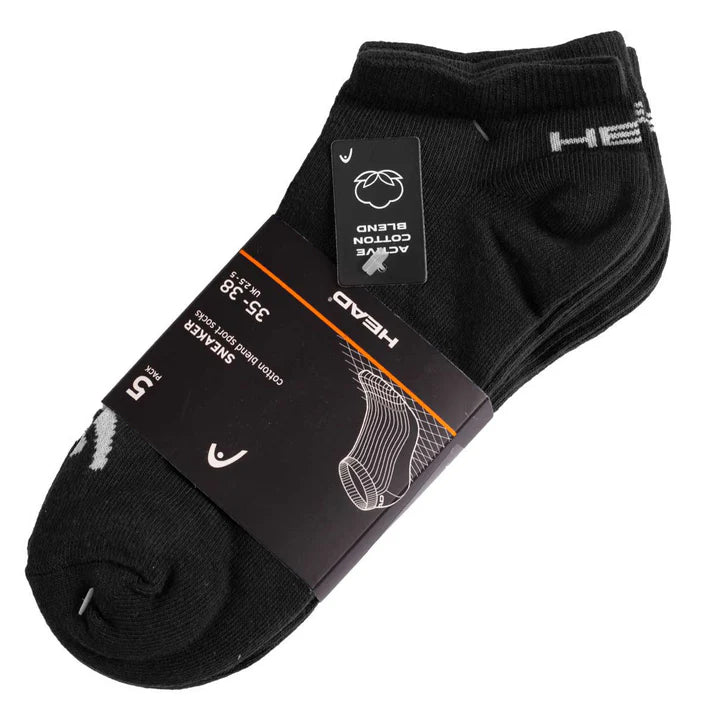 Calcetines Head Sneaker (21 -24) Negros