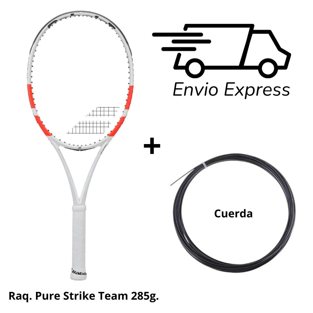 Raqueta Babolat Pure Strike Team (285g.) + Cuerda + Envio Gratis