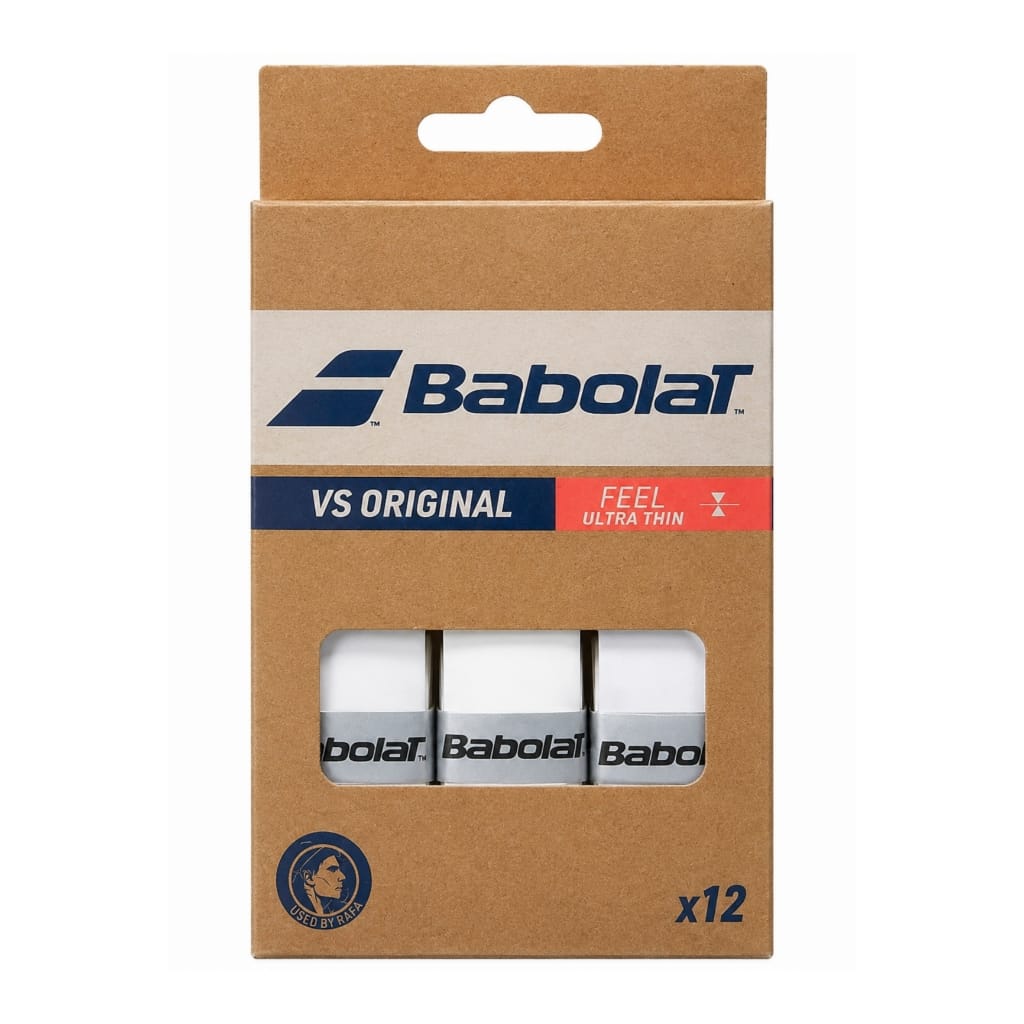 Paquete de Overgrip Babolat VS Original x12 White