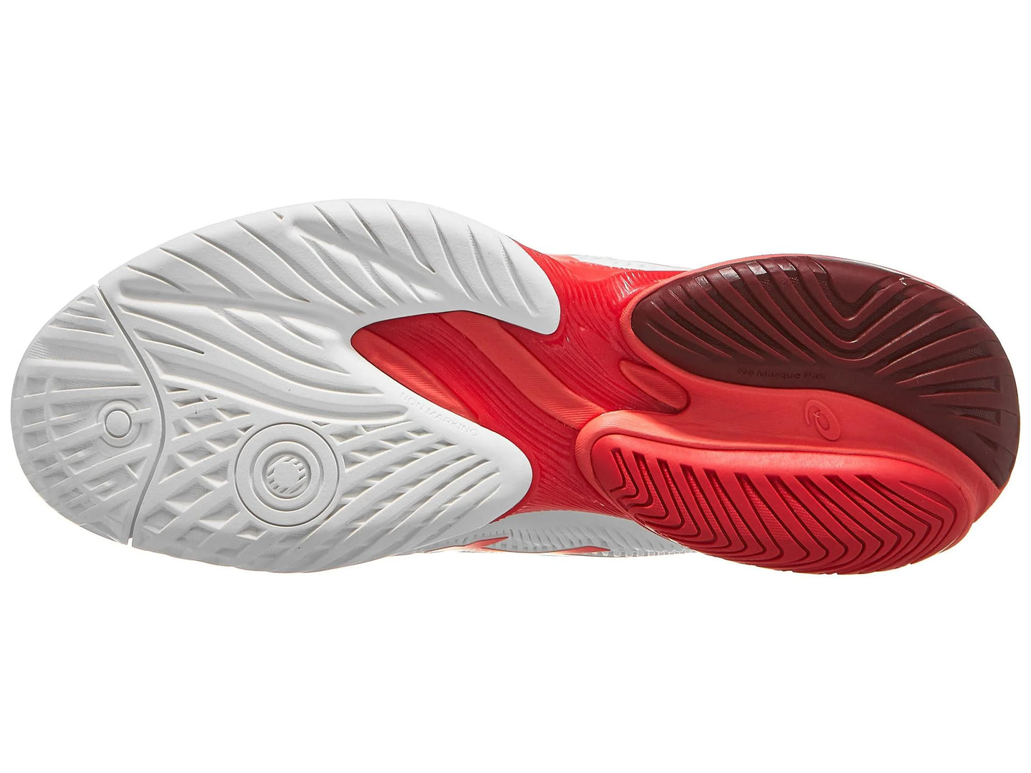 Tenis Asics Court FF3 Novak (White/Electric Red)