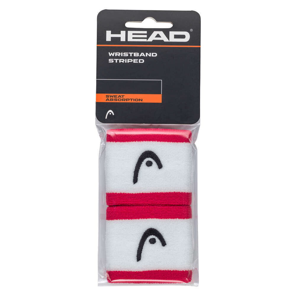 Muñequera Head Striped (Magenta White 2.5)