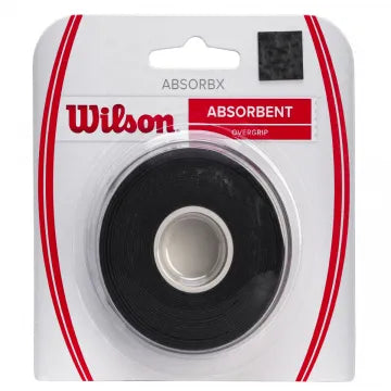 Overgrip Wilson Absorbx 3 Pack Negro