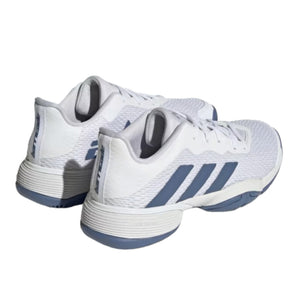 Tenis Adidas Barricade K Junior (Blanco/Azul Opaco)