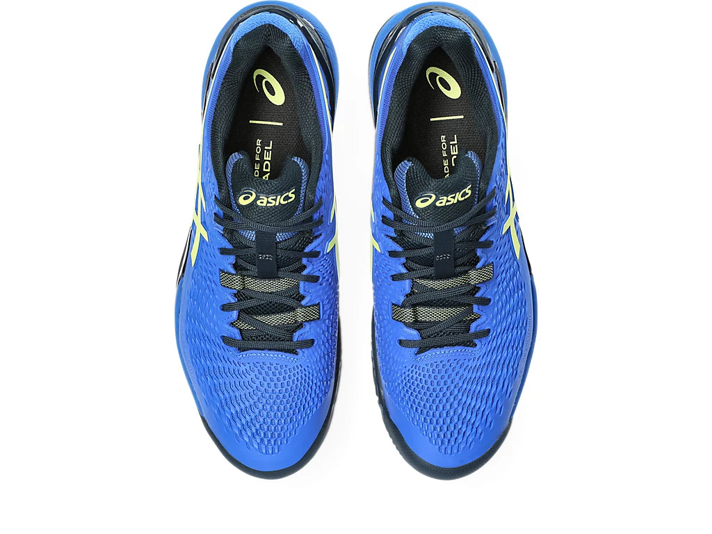 Tenis Asics Gel Resolution 9 Padel (Ilusion Blue/Glow Yellow)