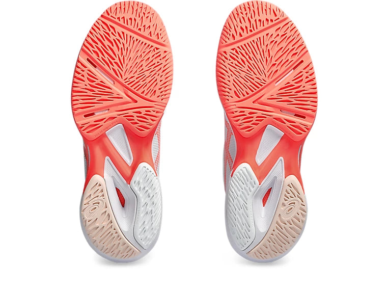 Tenis Asics Solution Speed FF3 White/Sun Coral