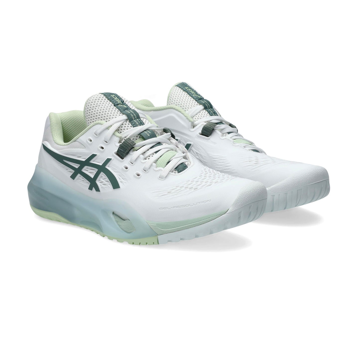 Tenis Asics Gel Resolution X Women (White/Monument Blue)