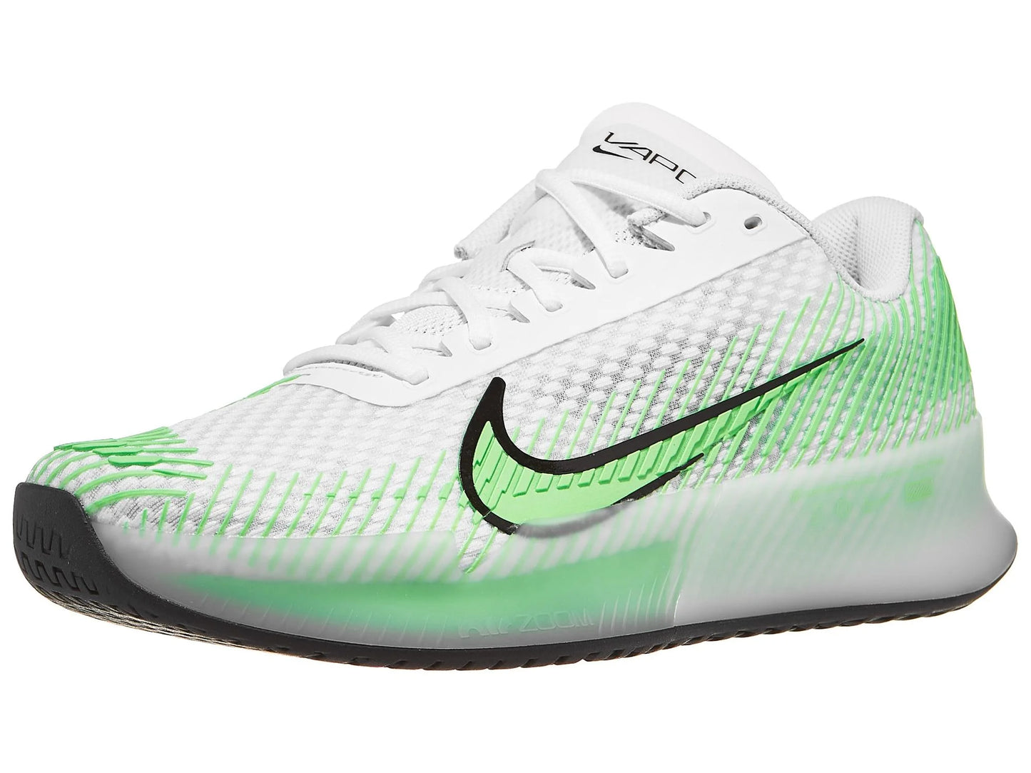 Tenis Nike Court Air Zoom Vapor 11 (Blanco/verde veneno)