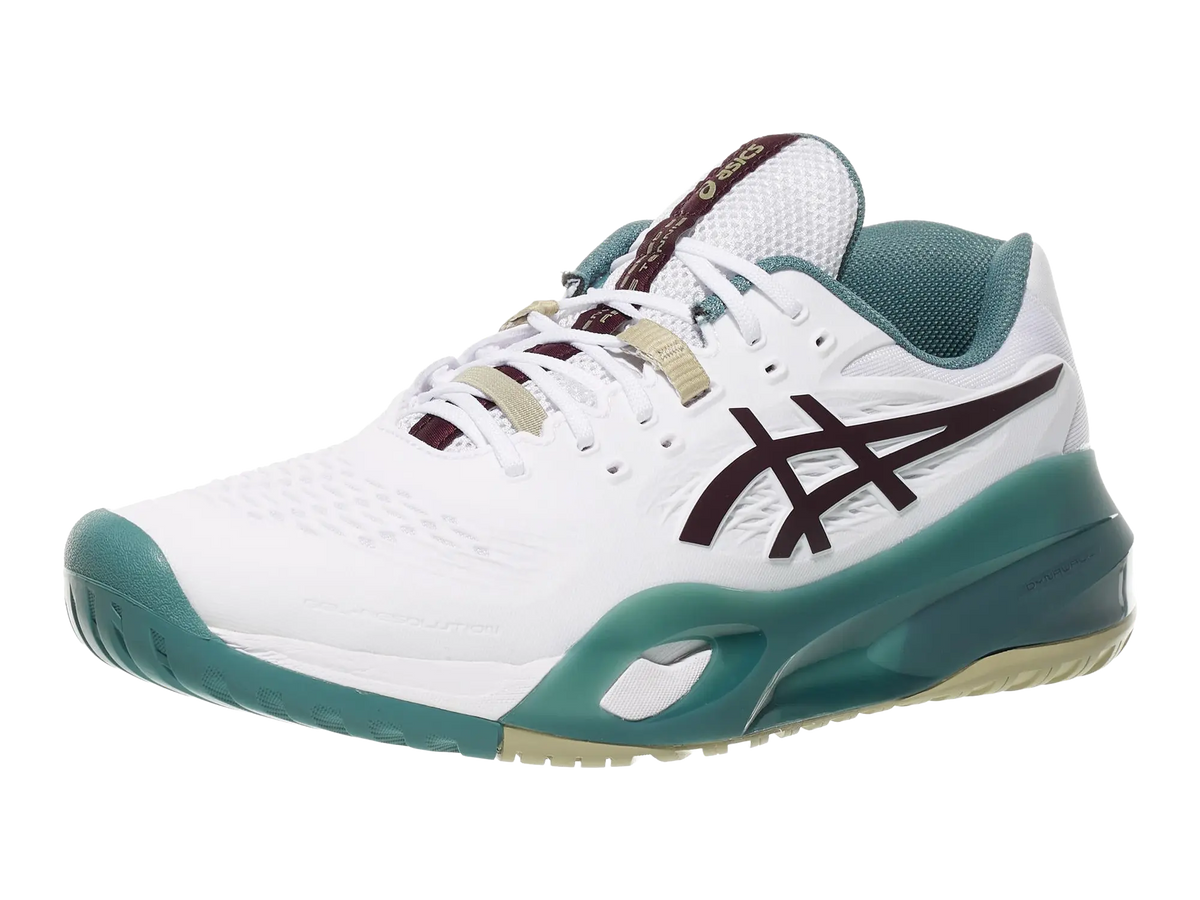 Tenis Asics Gel Resolution X (White/Dark Aubergine)