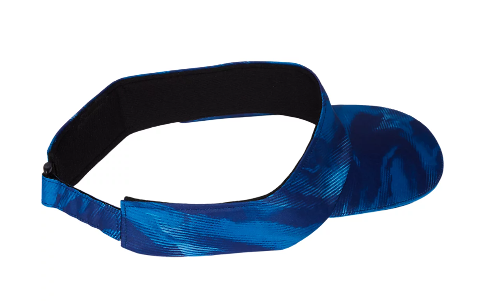 Visera Asics Graphic Pf Visor (m) Azul M Lisa