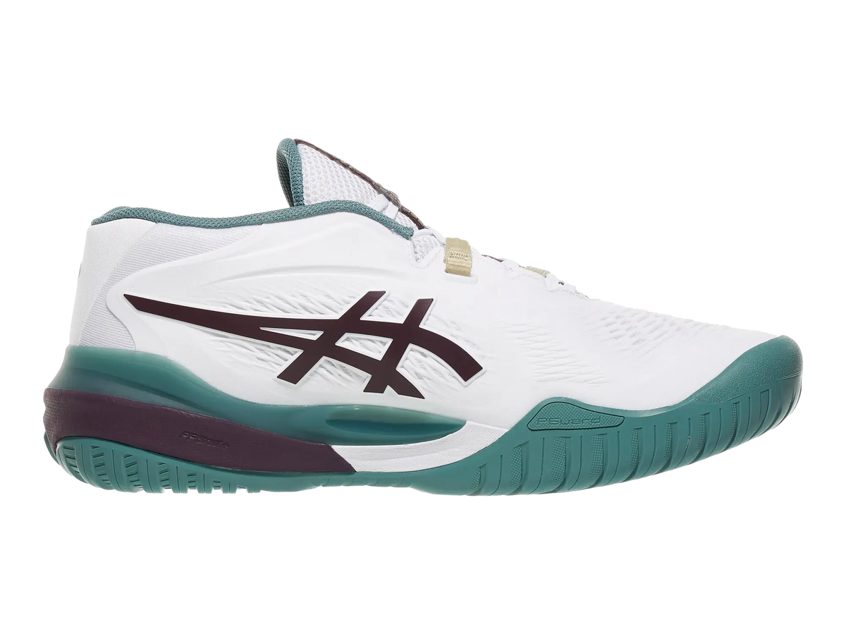 Tenis Asics Gel Resolution X (White/Dark Aubergine)