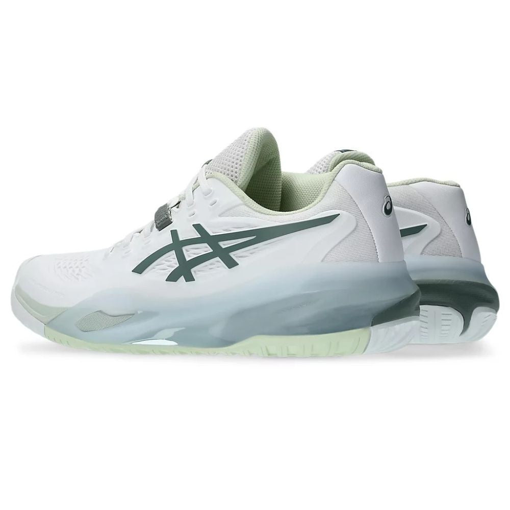 Tenis Asics Gel Resolution X Women (White/Monument Blue)