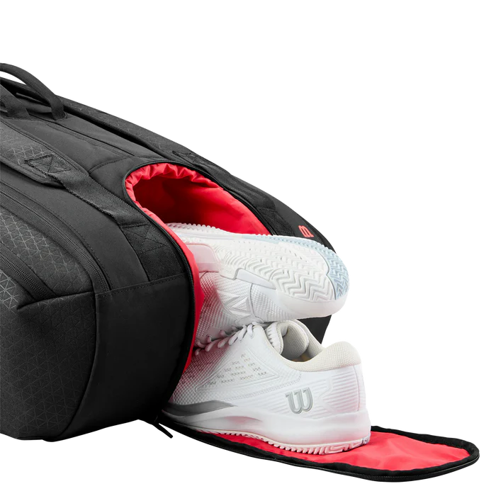 Maleta Wilson Clash V3 Tour x15 (Black/Infrared)
