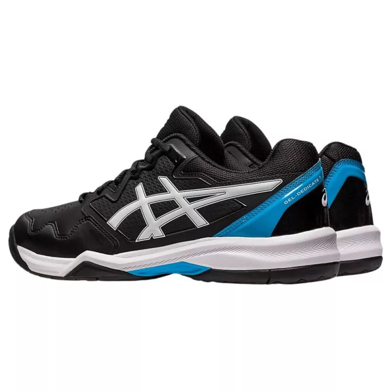 Tenis Asics Gel-Dedicate 7 (Black/Island Blue)