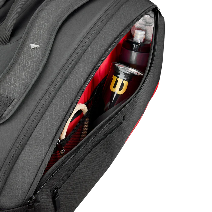 Maleta Wilson Clash V3 Tour x15 (Black/Infrared)