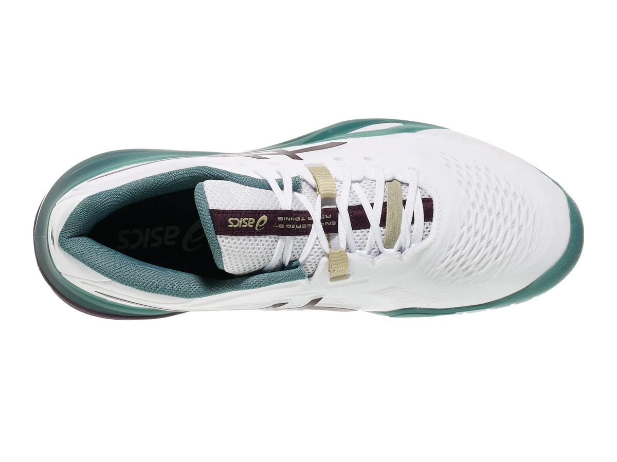 Tenis Asics Gel Resolution X (White/Dark Aubergine)