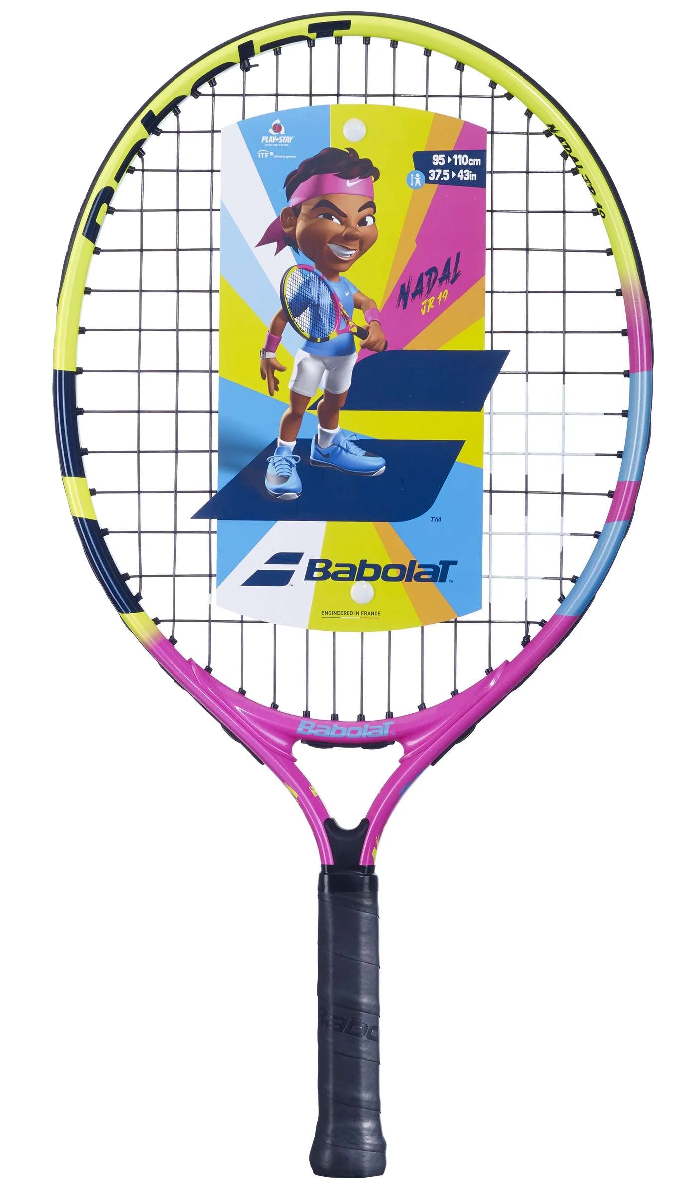 Raqueta Babolat Pure Aero Nadal Junior 19 (165g.) Azul/Rosa
