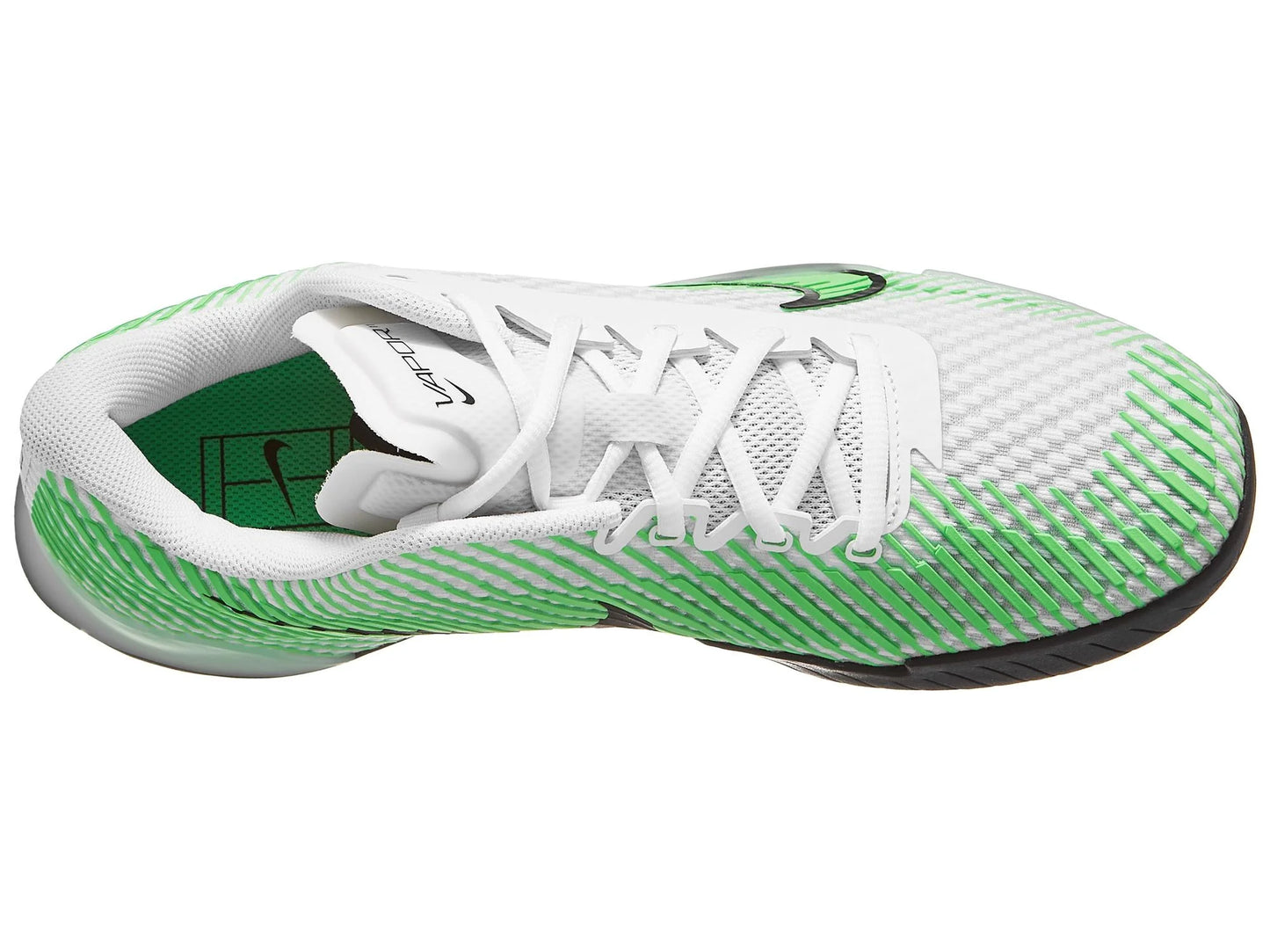 Tenis Nike Court Air Zoom Vapor 11 (Blanco/verde veneno)