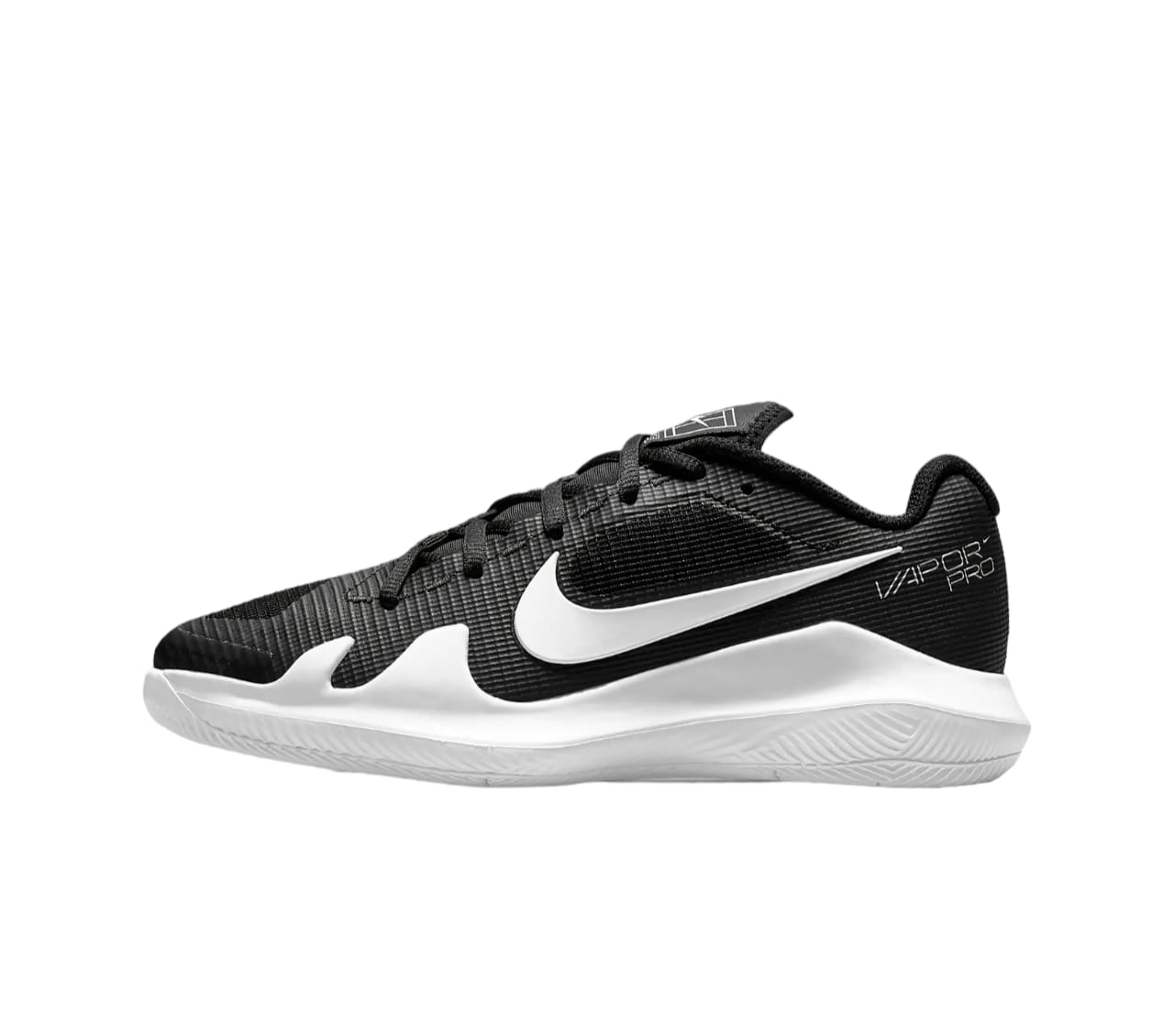 Tenis Nike Court Vapor Pro Junior (Negro/Blanco)