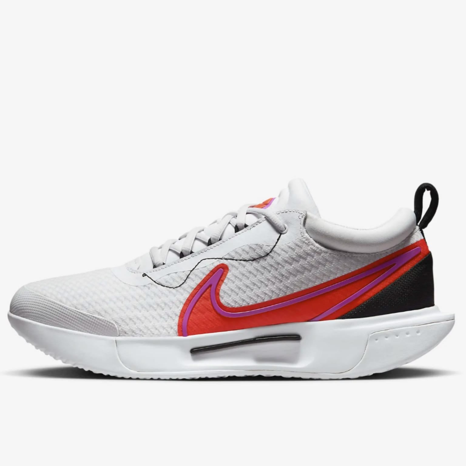 Tenis Nike Zoom Court Pro HC  (Blanco/Negro/Sueño fucsia/Rojo picante)