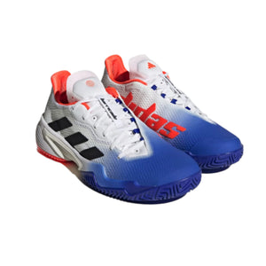 Tenis Adidas Barricade M (White/Orange/Blue)