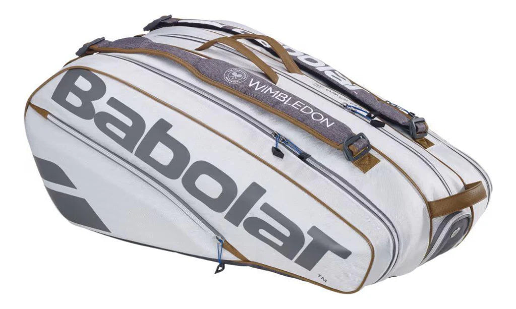 Maleta Babolat Pure Wimbledon x9 (Gris Claro) 2025