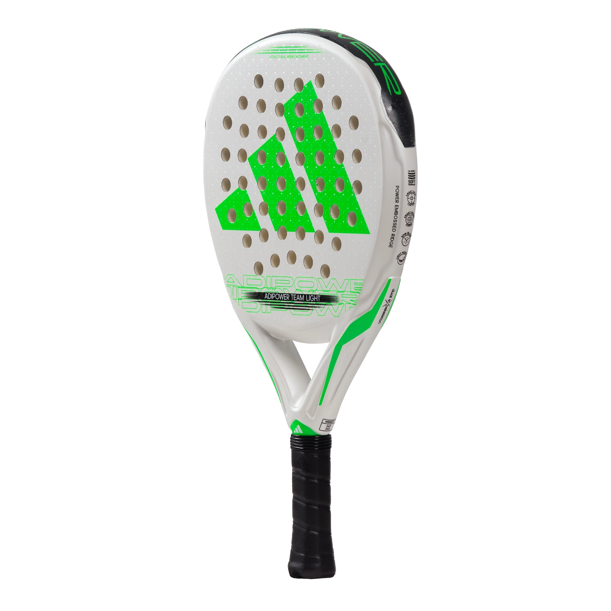 Pala Adidas Adipower Team Light 3.3 (345-360g) Blanco/verde