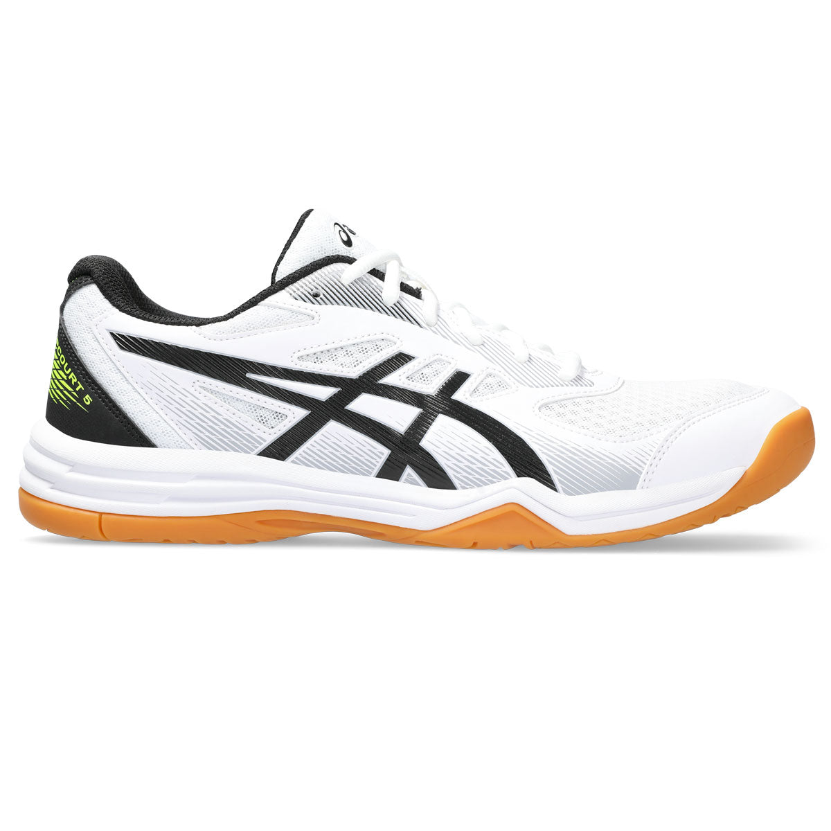 Tenis Asics Upcourt 5 White/Safety Yellow