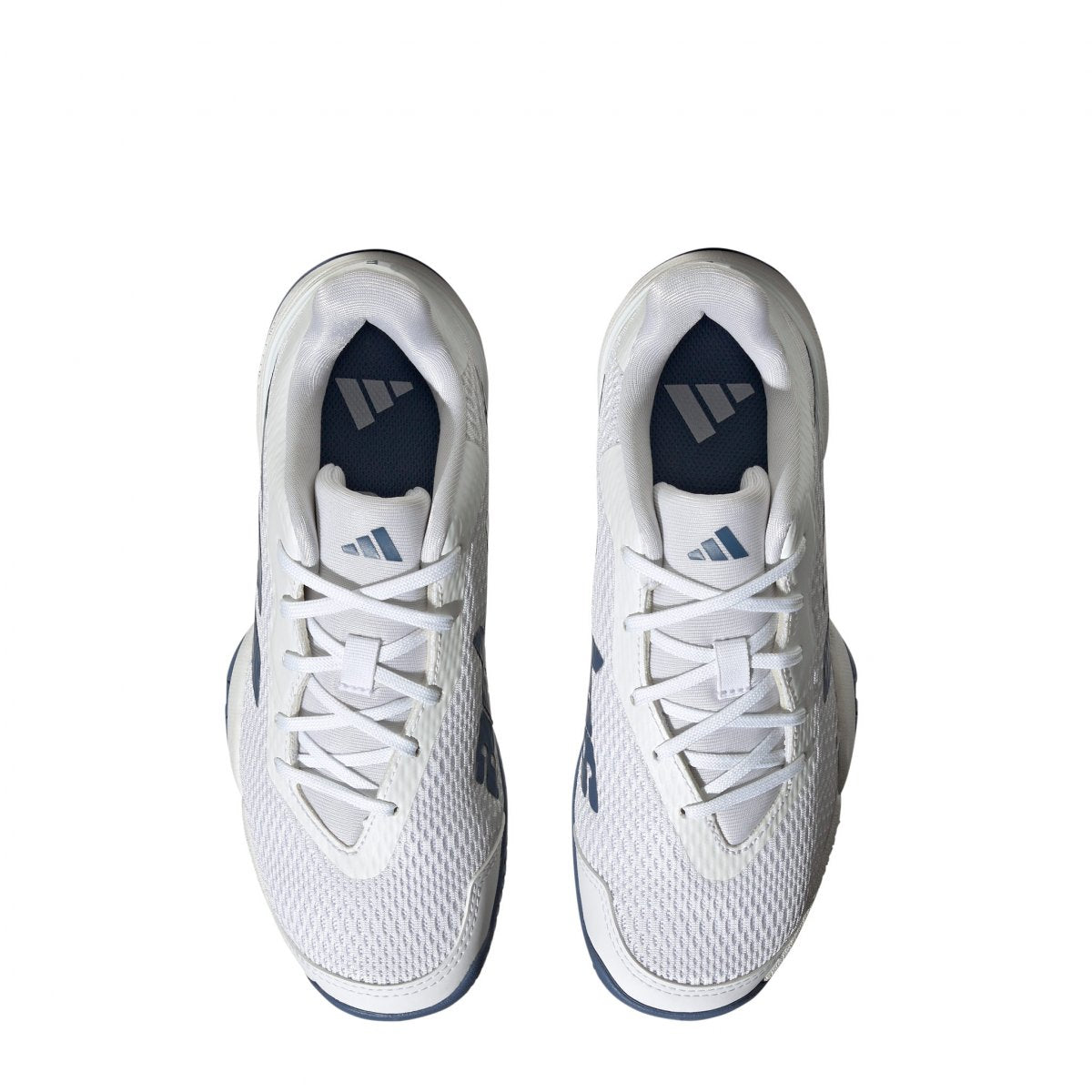 Tenis Adidas Barricade K Junior (Blanco/Azul Opaco)