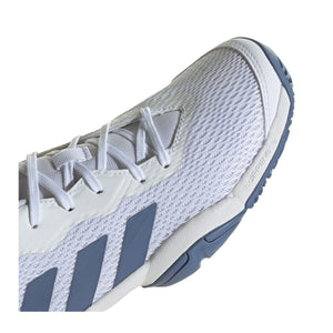 Tenis Adidas Barricade K Junior (Blanco/Azul Opaco)