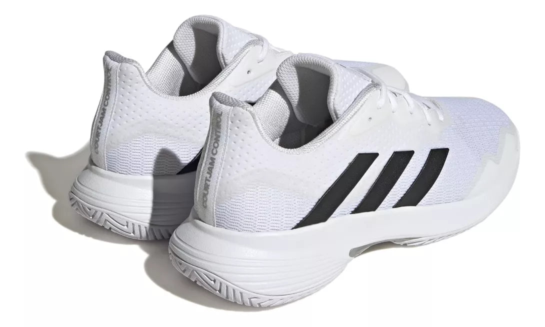 Tenis Adidas Courtjam Control M (White/Black) Caballero ID1538
