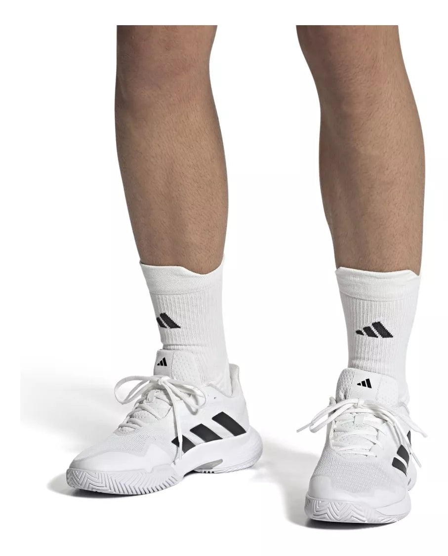 Tenis Adidas Courtjam Control M (White/Black) Caballero ID1538