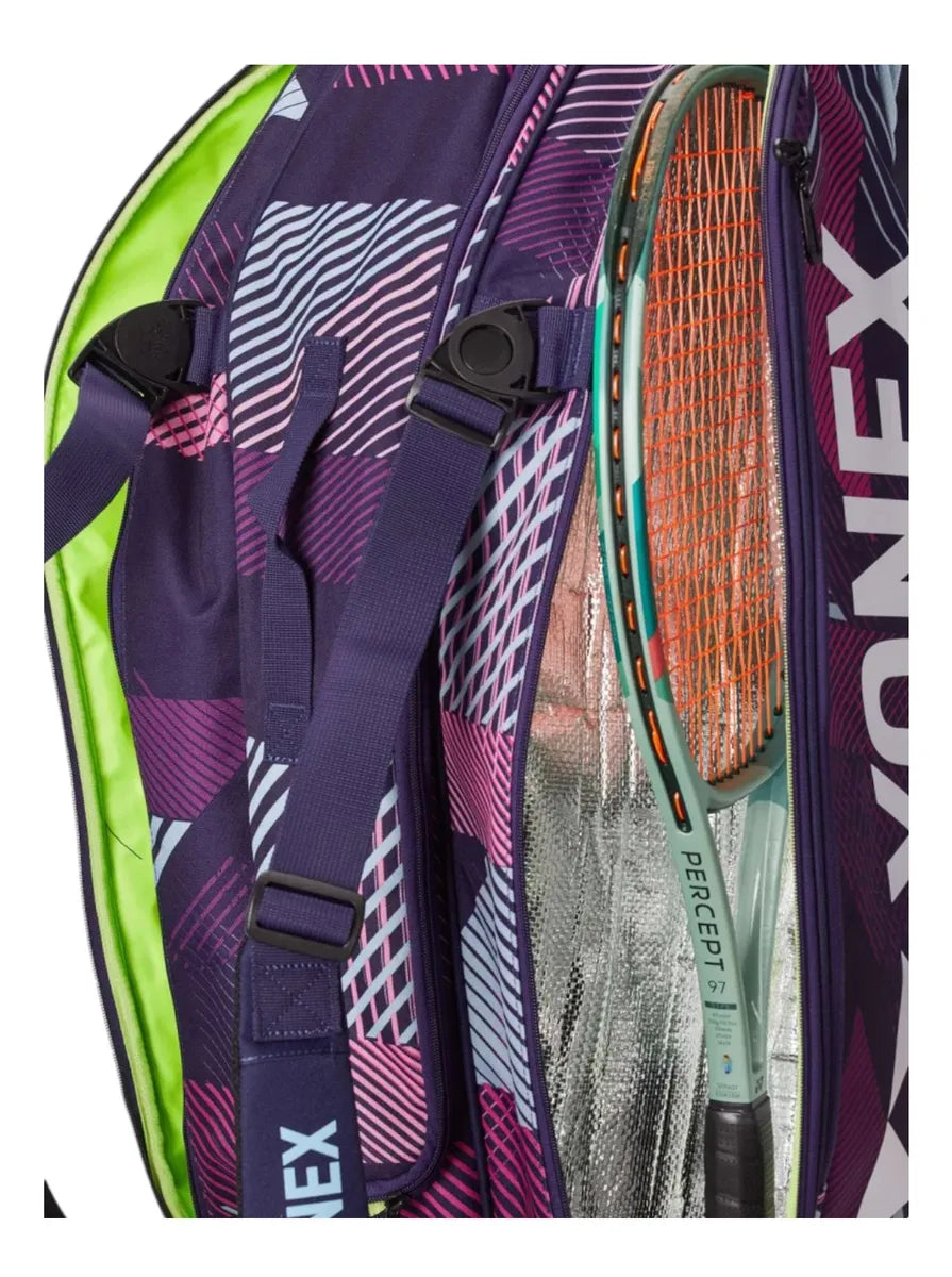 Raquetero Yonex Pro Racquet Bag X9 Grape Violeta