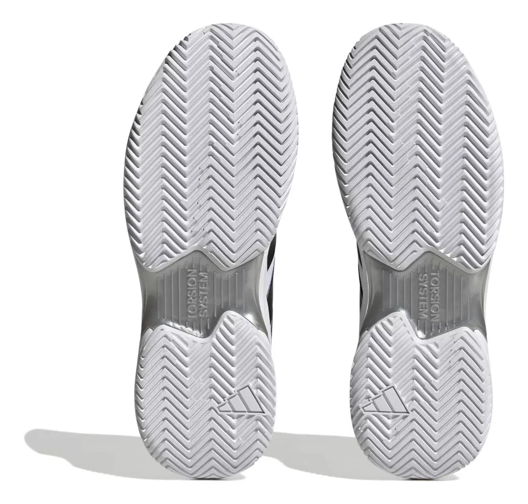 Tenis Adidas Courtjam Control M (White/Black) Caballero ID1538