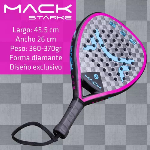 Pala Mack Starke Ipro Titanium (Morado/Gris)