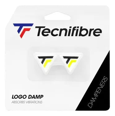 Antivibrador Tecnifibre Logodamp (neón) Blanco