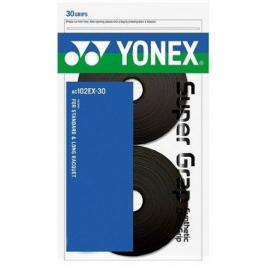 Overgrip Yonex Super Grap x30 piezas Negro