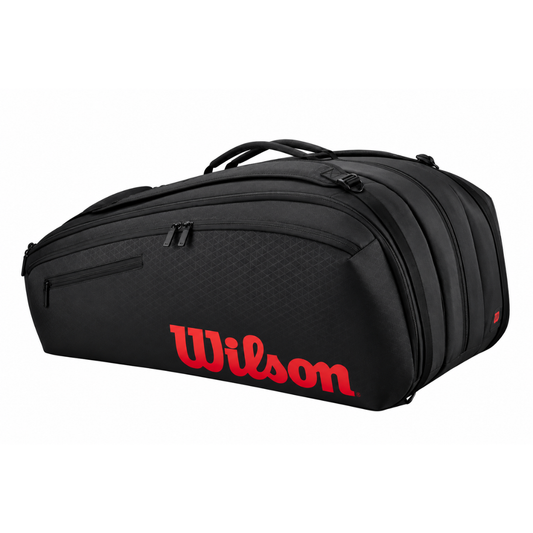 Raquetero Wilson Clash V3 Tour x15 (Black/Infrared)