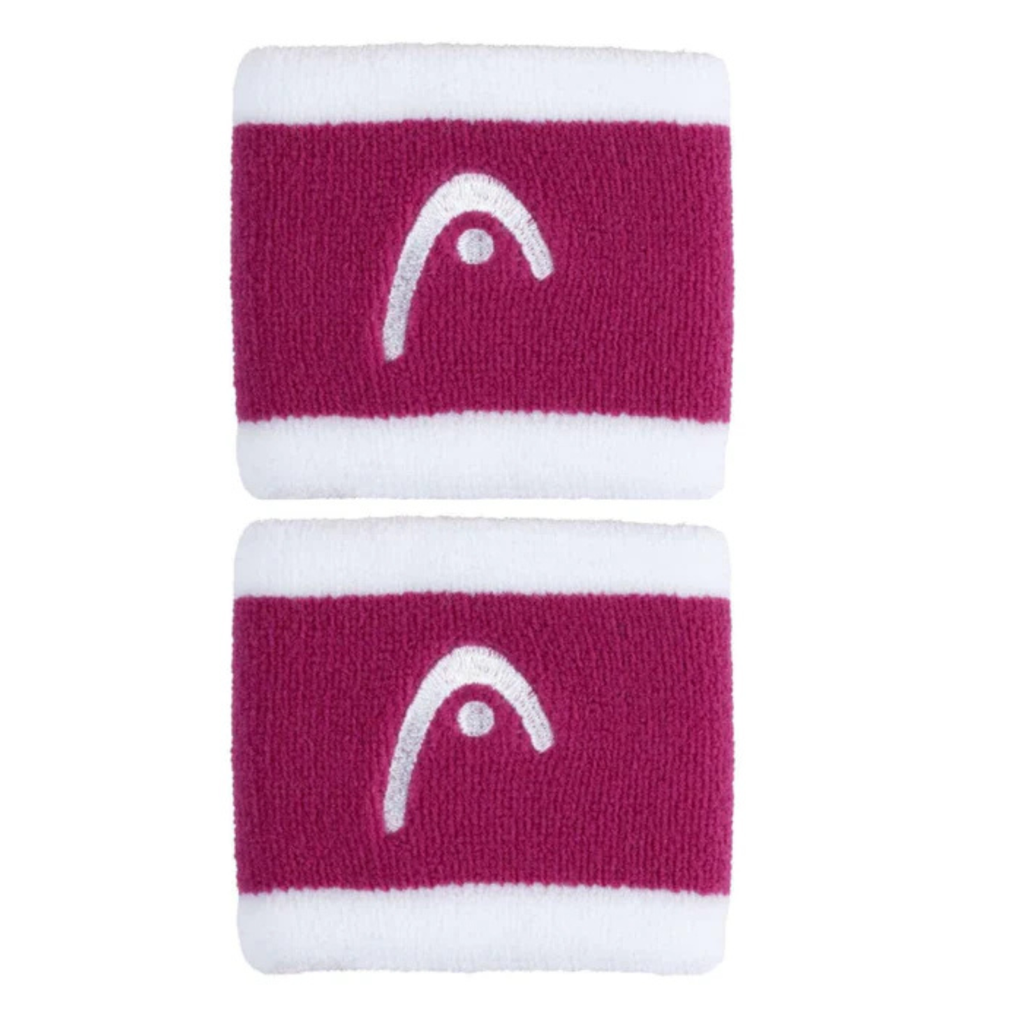 Muñequera Head Striped (Vivid Pink White 2.5)
