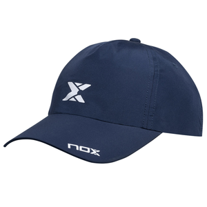 Gorra Nox Azul Logo Blanco