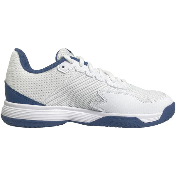 Tenis Adidas CourtFlash Junior (Blanco/Azul) IG9536