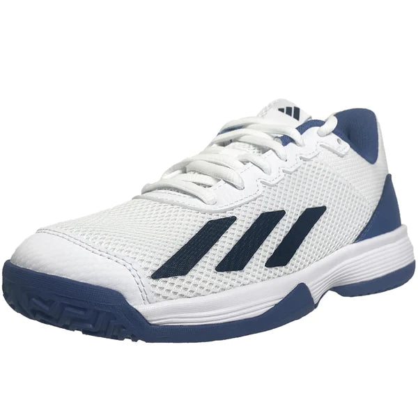 Tenis Adidas CourtFlash Junior (Blanco/Azul) IG9536