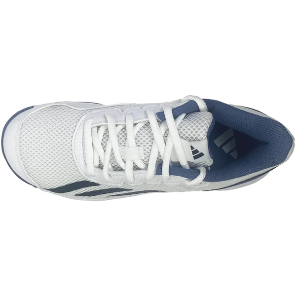 Tenis Adidas CourtFlash Junior (Blanco/Azul) IG9536
