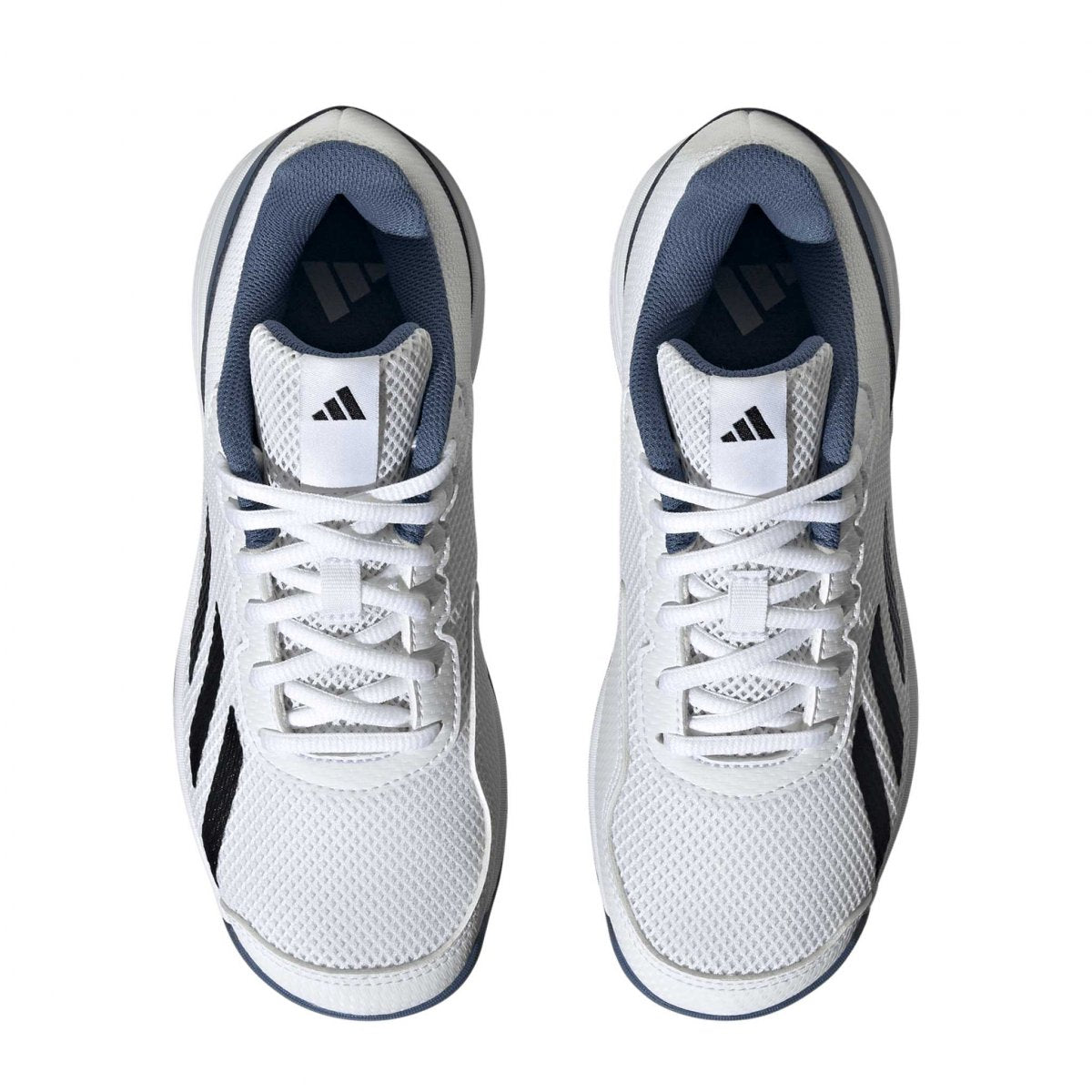 Tenis Adidas CourtFlash Junior (Blanco/Azul) IG9536