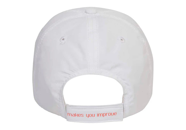 Gorra Nox Blanca Logo Rojo