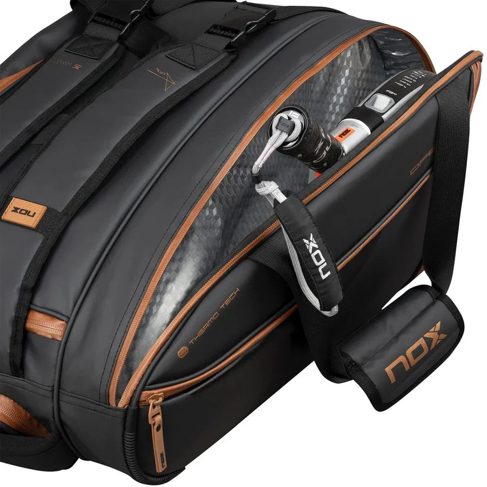 Paletero Nox Luxury open series Coleccion de Agustin Tapia (Black/Brown)