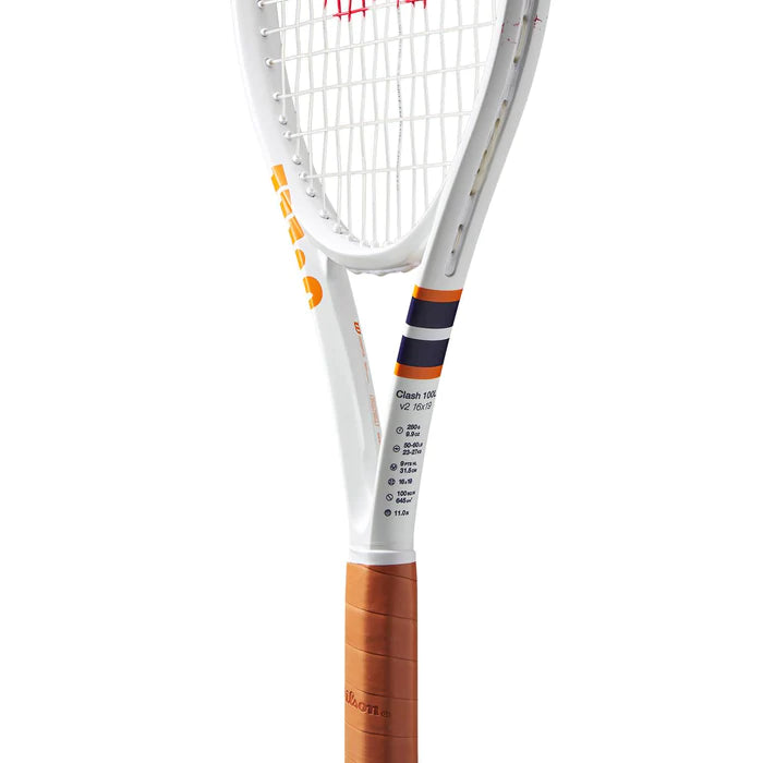 Raqueta Wilson Clash 100L Roland Garros V2 (280g.) 2023