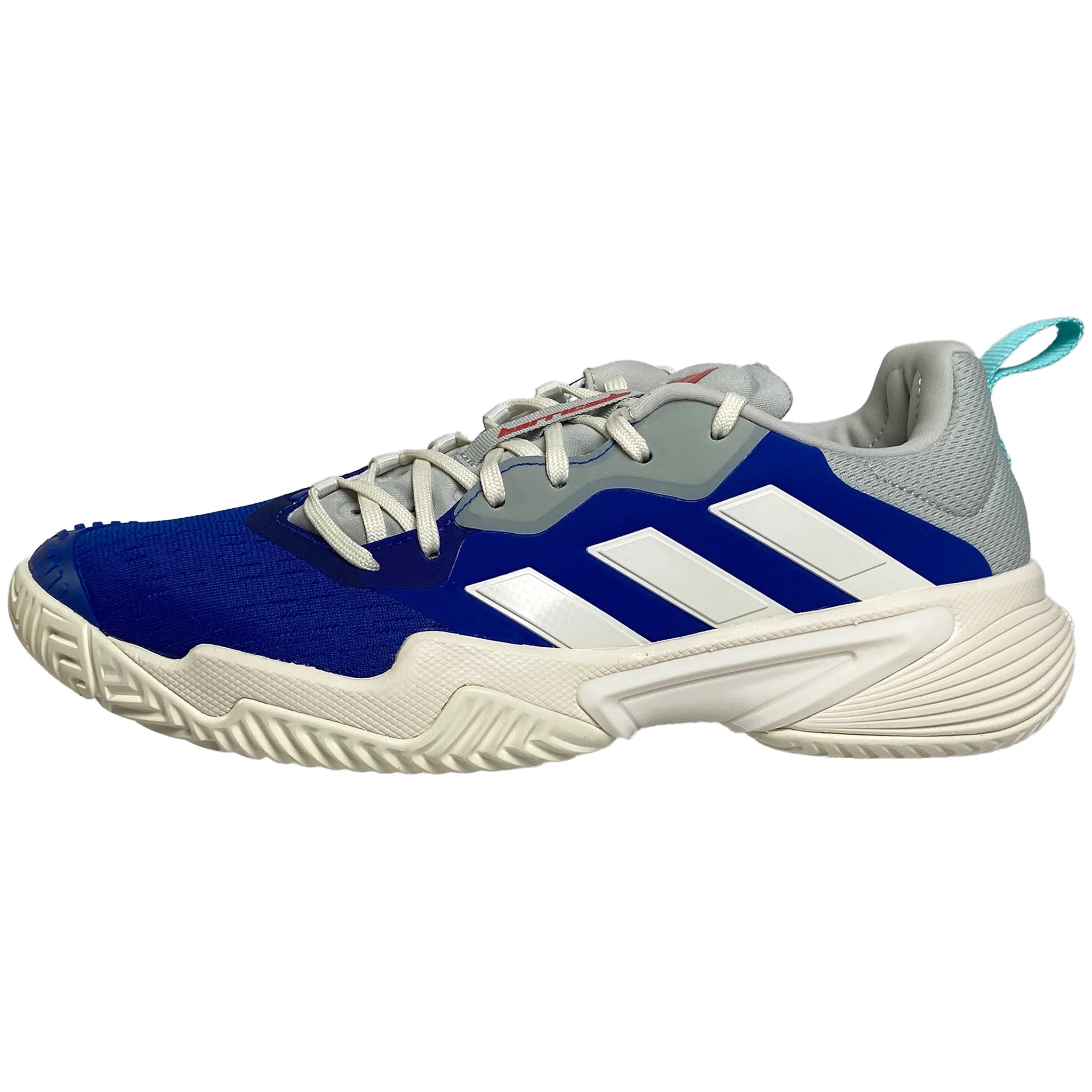 Tenis Adidas Barricade M (azul/blanco)