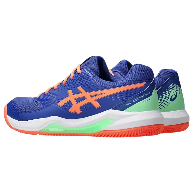 Tenis Asics Gel Dedicate 8 Padel (Dark Cobalt/Coral)