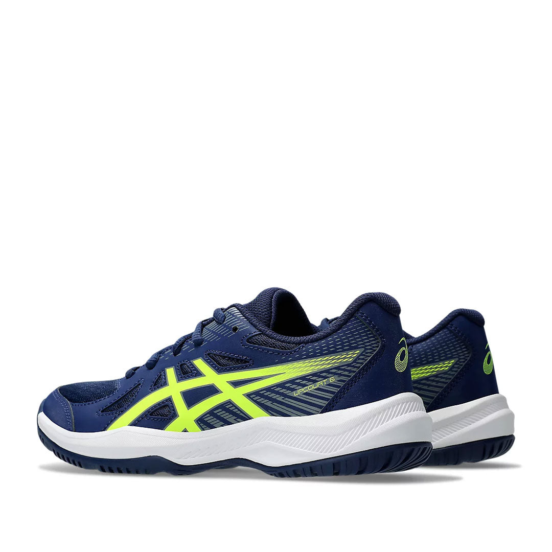 Tenis Asics Upcourt 6 (Blue Expanse/Safety Yellow)