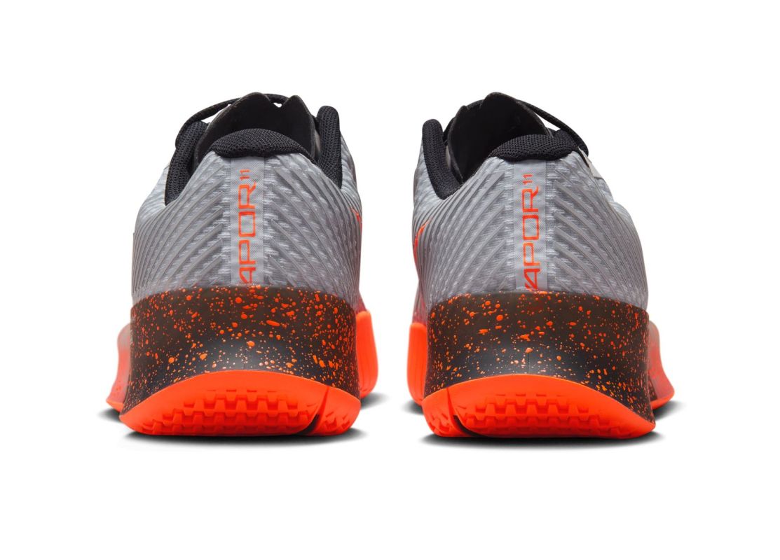 Tenis Nike Zoom Vapor 11 (Plata/Naranja)